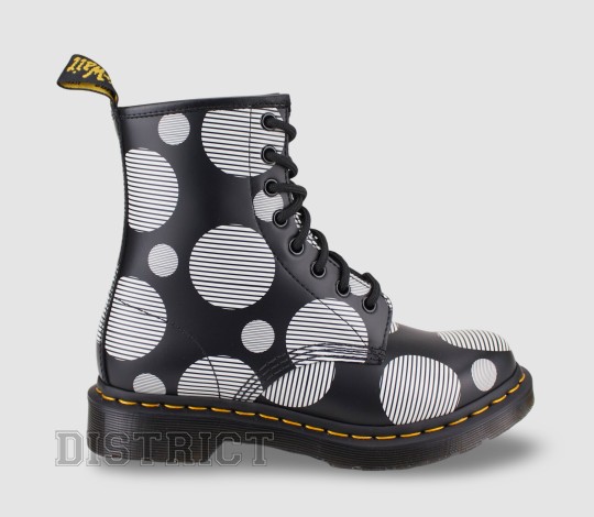 Dr.Martens Ботинки Dr. Martens 1460 Polka Dot Smooth Leather 26876009 Black - Картинка 1