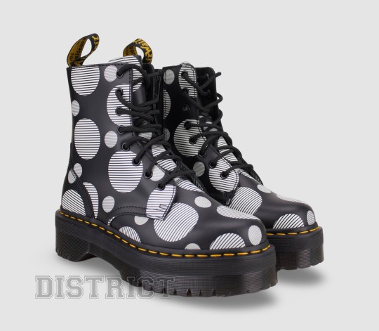 Dr. Martens Черевики Dr. Martens Jadon Polka Dot 26882009 Black - Заображення 3