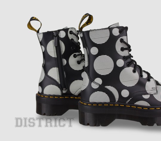 Dr. Martens Черевики Dr. Martens Jadon Polka Dot 26882009 Black - Заображення 5