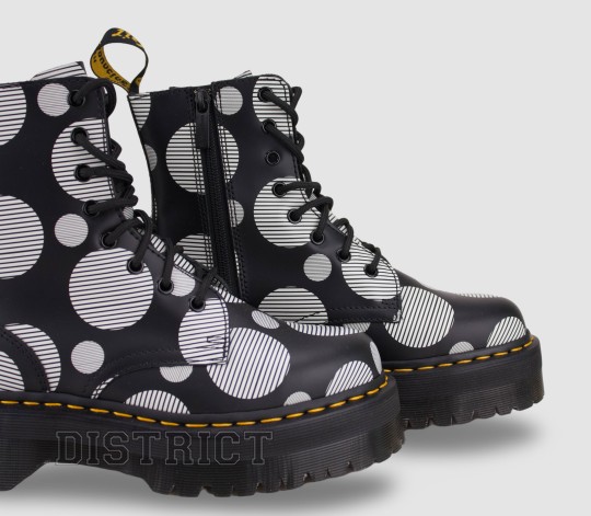 Dr. Martens Черевики Dr. Martens Jadon Polka Dot 26882009 Black - Заображення 6