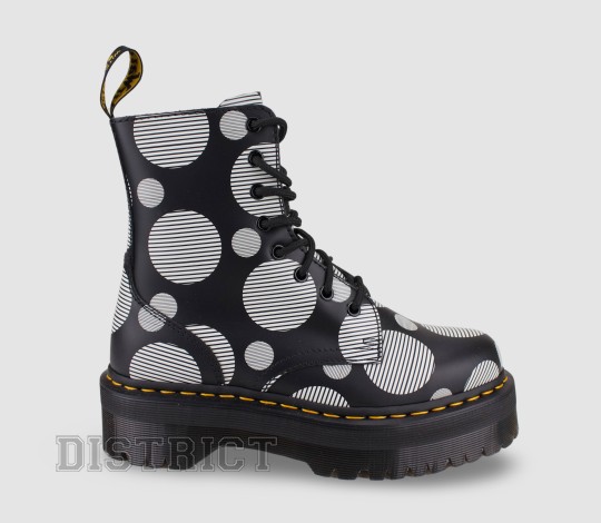 Dr. Martens Черевики Dr. Martens Jadon Polka Dot 26882009 Black - Заображення 1