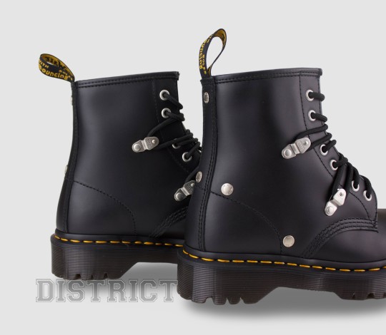 Dr. Martens Черевики Dr. Martens 1460 Bex Stud Black Fine Haircell 26959001 - Заображення 4