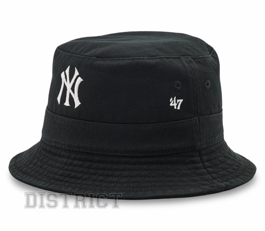 47 Brand Панама 47 Brand New York Yankees B-BKT17GWF-BKF Black - Заображення 1