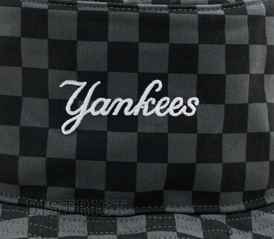 47 Brand Панама 47 Brand New York Yankees Check Up Script B-CHKBK17GWF-CC Grey - Заображення 3