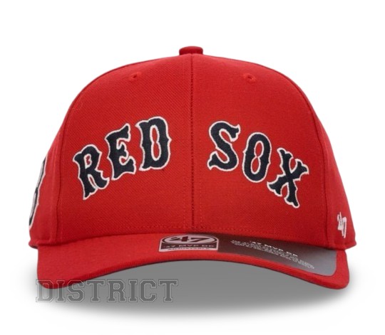 47 Brand Кепка 47 Brand DP Boston Red Sox B-REPSP02WBP-RD Red - Заображення 2