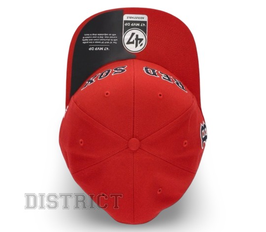 47 Brand Кепка 47 Brand DP Boston Red Sox B-REPSP02WBP-RD Red - Заображення 4