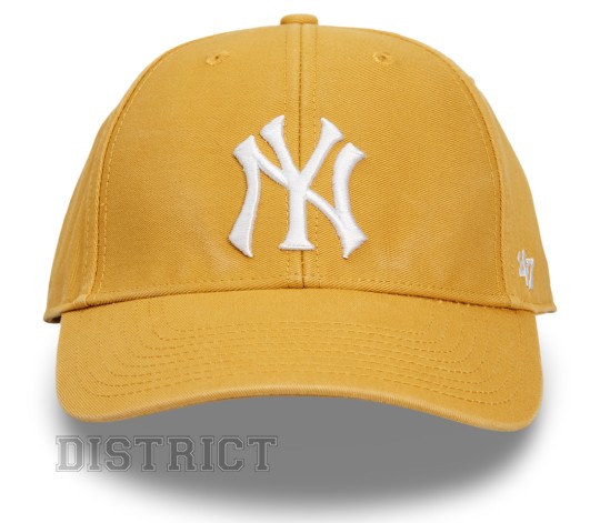 47 Brand Кепка 47 Brand New York Yankees B-GWMVP17GWS-FG Yellow - Заображення 1