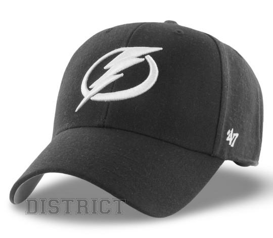 47 Brand Кепка 47 Brand MVP Tampa Bay Lightning H-MVP23WBV-BKA Black - Заображення 1
