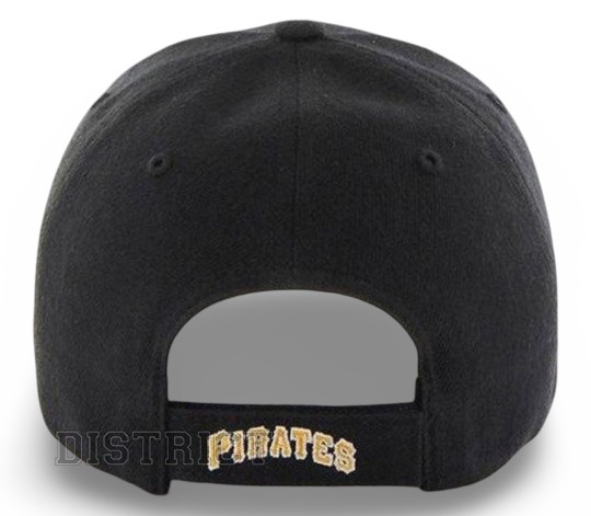 47 Brand Кепка 47 Brand Pittsburgh Pirates B-MVP20WBV-BKJ Black - Заображення 3