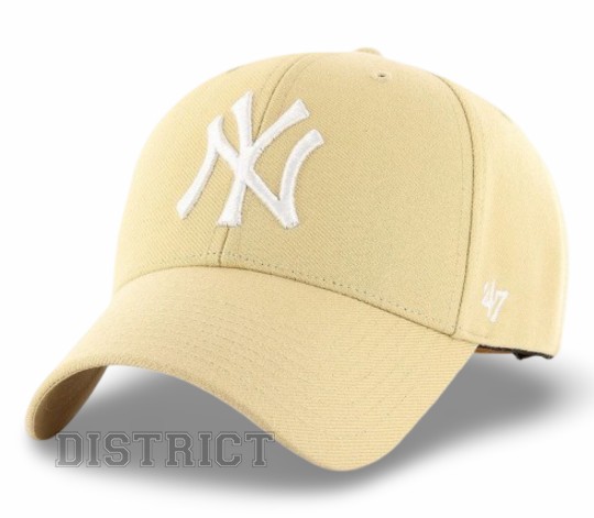 47 Brand Кепка 47 Brand Mlb New York Yankees B-MVPSP17WBP-LG Yellow - Заображення 2