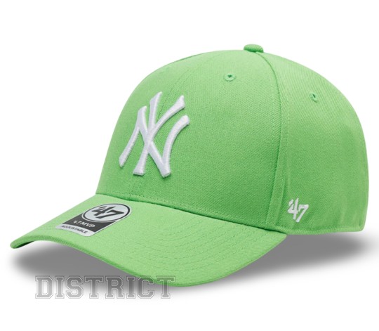 47 Brand Кепка 47 Brand MLB New York Yankees B-MVPSP17WBP-LI Green - Заображення 1