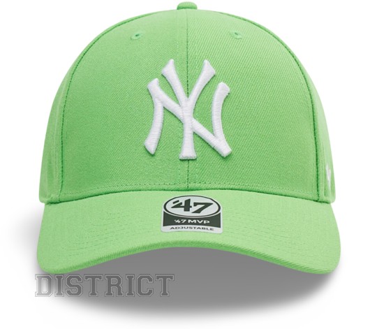 47 Brand Кепка 47 Brand MLB New York Yankees B-MVPSP17WBP-LI Green - Заображення 2