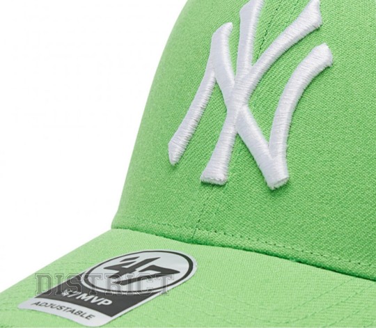 47 Brand Кепка 47 Brand MLB New York Yankees B-MVPSP17WBP-LI Green - Заображення 4