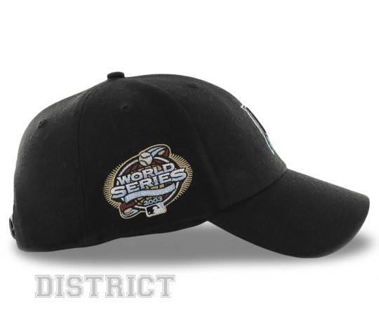 47 Brand Кепка 47 Brand Miami Marlins BCWS-SUMVP28WBP-BK03 Black - Заображення 6