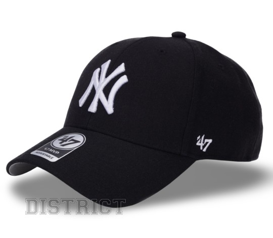 47 Brand Кепка 47 Brand MVP New York Yankees B-MVP17WBV-BK Black - Заображення 1