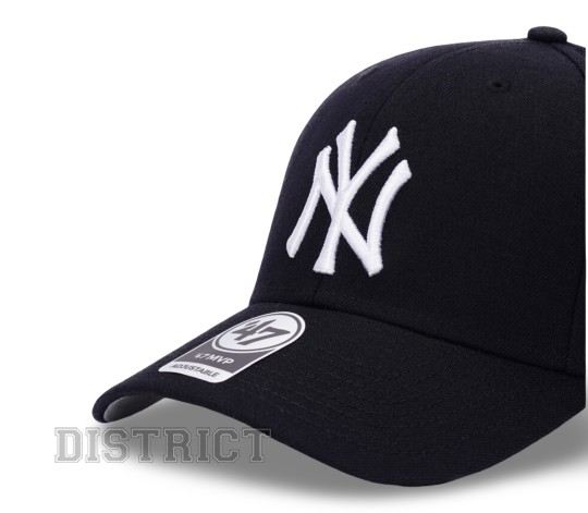 47 Brand Кепка 47 Brand MVP New York Yankees B-MVP17WBV-BK Black - Заображення 3