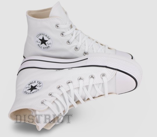 Converse Кеди Converse Chuck Taylor All Star Lift Hi 560846C White - Заображення 4