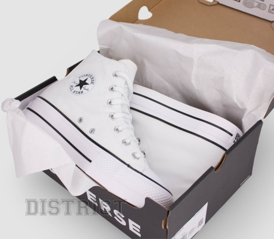 Converse Кеди Converse Chuck Taylor All Star Lift Hi 560846C White - Заображення 7