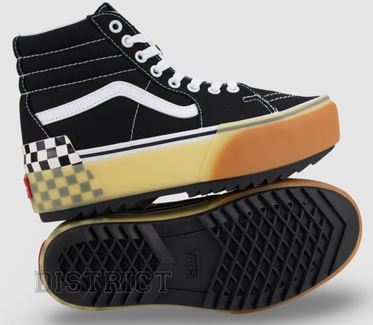 Vans VANS Sk8-Hi Stacked VNOA4BTWVLV1(VX613) Кросiвки 37(5,5)(р) Checkerboard/Multi/True - Заображення 9