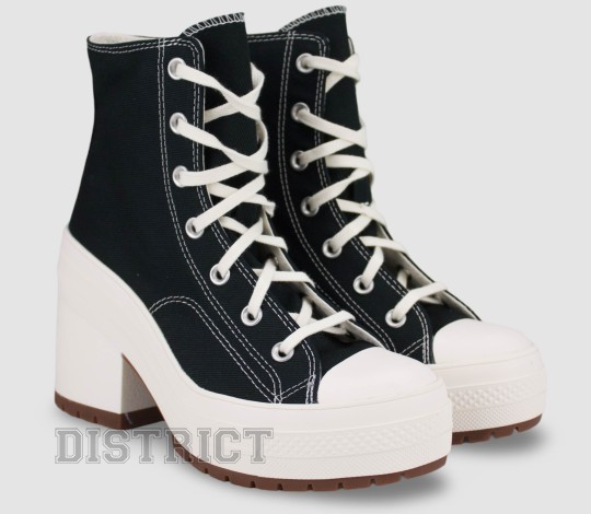 Converse Кеди Converse Chuck 70 De Luxe Heel A05347C Black - Заображення 5