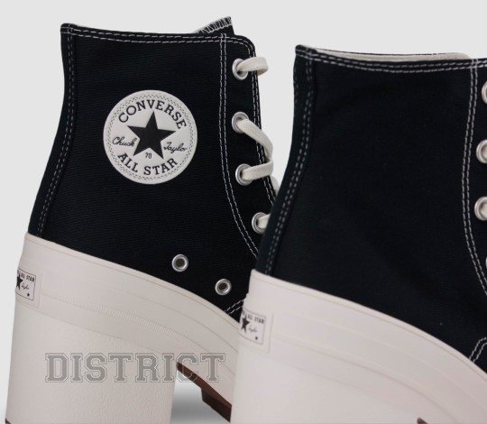 Converse Кеди Converse Chuck 70 De Luxe Heel A05347C Black - Заображення 8