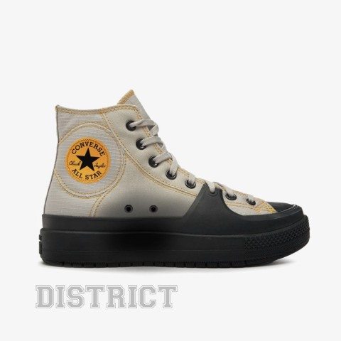 Converse CONVERSE Ctas Construct A04528C Кеди 37(4,5)(р) Beige/Black Матерiал - Картинка 1