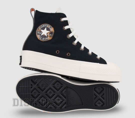 Converse CONVERSE Ctas Lft A05257C Кеди 36,5(6)(р) Black/White - Картинка 6