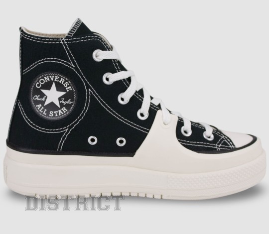 Converse CONVERSE Ctas Construct A05094C Кеди 36(4)(р) Black/White Матерiал - Заображення 1