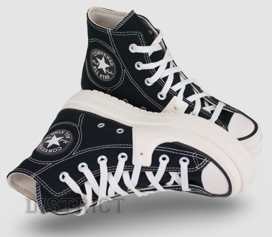 Converse CONVERSE Ctas Construct A05094C Кеди 36(4)(р) Black/White Матерiал - Заображення 5