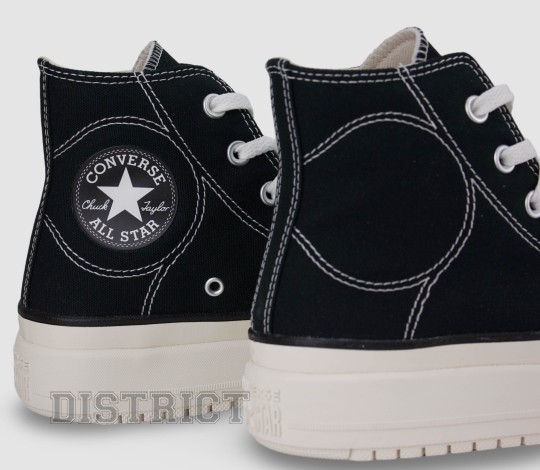 Converse CONVERSE Ctas Construct A05094C Кеди 36(4)(р) Black/White Матерiал - Заображення 7