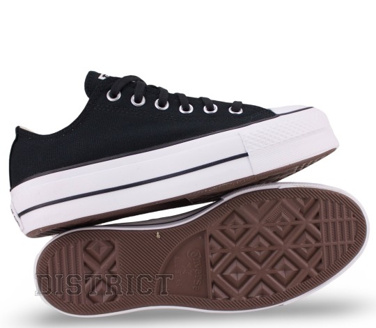 Converse Кеди Converse Chuck Taylor All Star Lift Ox 560250C Black - Заображення 4