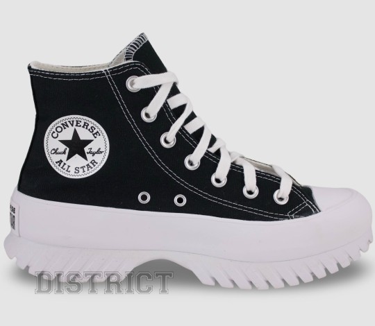 Converse CONVERSE Ctas Lugged A00870C Кеди 36(3,5)(р) Black/White Матерiал - Заображення 1