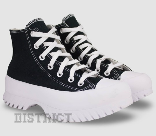 Converse CONVERSE Ctas Lugged A00870C Кеди 36(3,5)(р) Black/White Матерiал - Заображення 3