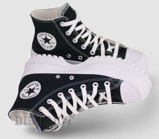 Converse CONVERSE Ctas Lugged A00870C Кеди 36(3,5)(р) Black/White Матерiал - Заображення 4