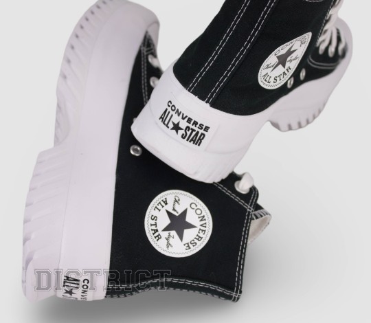 Converse CONVERSE Ctas Lugged A00870C Кеди 36(3,5)(р) Black/White Матерiал - Заображення 6