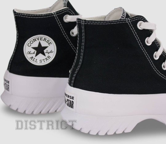 Converse CONVERSE Ctas Lugged A00870C Кеди 36(3,5)(р) Black/White Матерiал - Заображення 7