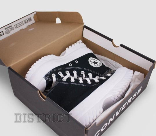 Converse CONVERSE Ctas Lugged A00870C Кеди 36(3,5)(р) Black/White Матерiал - Заображення 9