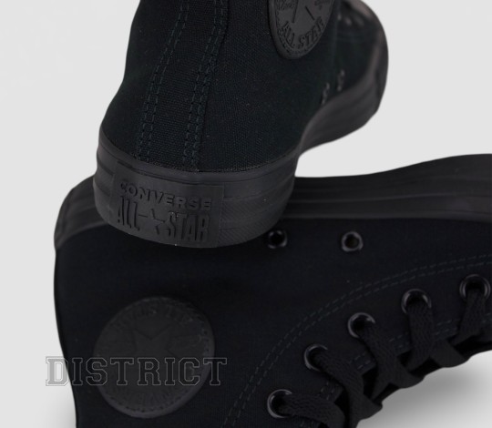 Converse Кеды Converse Chuck Taylor All Star Hi Monochrome M3310C Black - Картинка 4