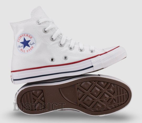 Converse CONVERSE M7652 35(3)(р) Кеди Optic White Матерiал - Заображення 6