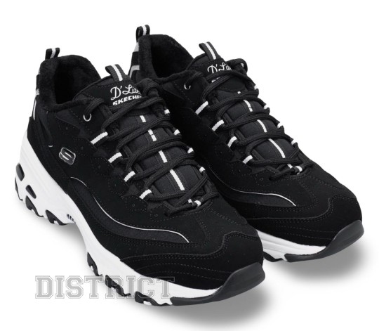 Skechers Кросівки Skechers D'Lites Freeze Talk 66666125 BLK чорні - Заображення 3