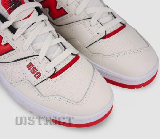 New Balance NEW BALANCE BB550VTB Кросiвки 37,5(5)(р) White/Red - Заображення 2