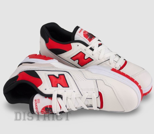 New Balance NEW BALANCE BB550VTB Кросiвки 37,5(5)(р) White/Red - Заображення 4