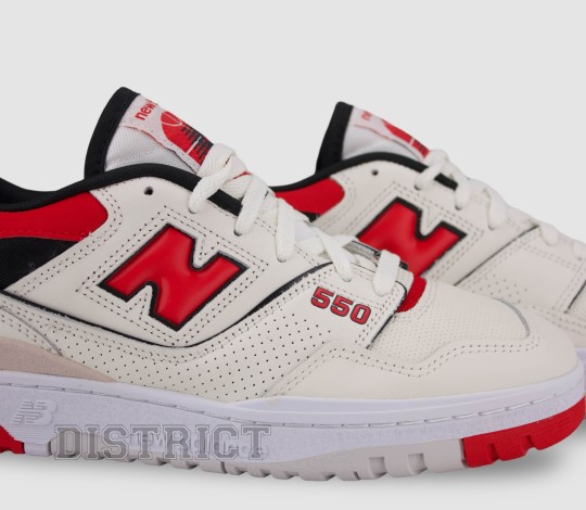 New Balance NEW BALANCE BB550VTB Кросiвки 37,5(5)(р) White/Red - Заображення 6